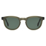 Portrait Eyewear - The Mentor Green - Sunglasses - Handmade in Italy - Exclusive Luxury Collection