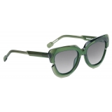 Portrait Eyewear - The Muse Green - Sunglasses - Handmade in Italy - Exclusive Luxury Collection