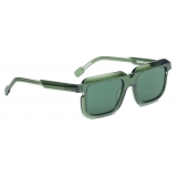 Portrait Eyewear - The Performer Green - Sunglasses - Handmade in Italy - Exclusive Luxury Collection