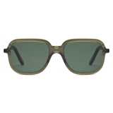 Portrait Eyewear - The Stylist Green - Sunglasses - Handmade in Italy - Exclusive Luxury Collection