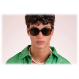 Portrait Eyewear - The Stylist Verde - Occhiali da Sole - Realizzati a Mano in Italia - Exclusive Luxury