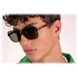 Portrait Eyewear - The Stylist Green - Sunglasses - Handmade in Italy - Exclusive Luxury Collection