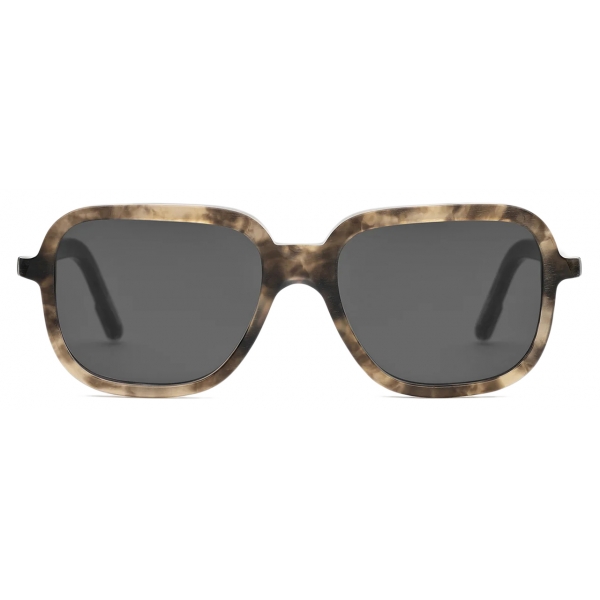 Portrait Eyewear - The Stylist Grey Tortoise - Sunglasses - Handmade in Italy - Exclusive Luxury Collection