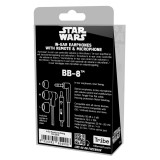 Tribe - BB-8 - Star Wars - Episodio VII - Auricolari con Microfono e Comando Multifunzionale - Smartphone