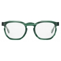 Portrait Eyewear - The Designer Green Havana - Optical Glasses - Handmade in Italy - Exclusive Luxury