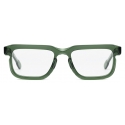 Portrait Eyewear - The Director Verde - Occhiali da Vista - Realizzati a Mano in Italia - Exclusive Luxury