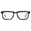 Portrait Eyewear - The Director Grey Havana - Optical Glasses - Handmade in Italy - Exclusive Luxury