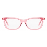 Portrait Eyewear - The Dreamer Crystal Pink - Optical Glasses - Handmade in Italy - Exclusive Luxury
