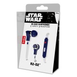 Tribe - R2-D2 - Star Wars - Earphones with Microphone and Multifunctional Command - Smartphone