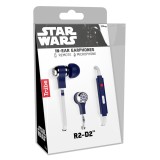 Tribe - R2-D2 - Star Wars - Earphones with Microphone and Multifunctional Command - Smartphone