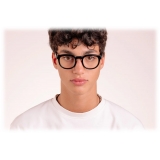 Portrait Eyewear - The Mentor Black - Optical Glasses - Handmade in Italy - Exclusive Luxury Collection