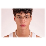 Portrait Eyewear - The Stylist Cristallo - Occhiali da Vista - Realizzati a Mano in Italia - Exclusive Luxury
