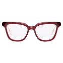 Portrait Eyewear - Vega Bordeaux - Occhiali da Vista - Realizzati a Mano in Italia - Exclusive Luxury