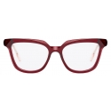 Portrait Eyewear - Vega Bordeaux - Optical Glasses - Handmade in Italy - Exclusive Luxury Collection