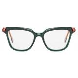 Portrait Eyewear - Vega Havana Green - Optical Glasses - Handmade in Italy - Exclusive Luxury Collection