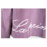 La Prima Luxury - La Prima - Lilla - Vison Fur 8 mm Malva Shaved With White Mink - Fur Coat - Luxury Exclusive Collection