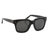 Linda Farrow - Max D-Frame Sunglasses in Black - LFL71C4SUN - Linda Farrow Eyewear