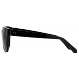 Linda Farrow - Max D-Frame Sunglasses in Black - LFL71C4SUN - Linda Farrow Eyewear