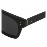 Linda Farrow - Max D-Frame Sunglasses in Black - LFL71C4SUN - Linda Farrow Eyewear