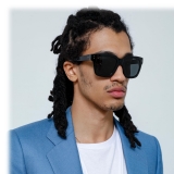 Linda Farrow - Max D-Frame Sunglasses in Black - LFL71C4SUN - Linda Farrow Eyewear