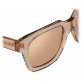 Linda Farrow - Max D-Frame Sunglasses in Ash - LFL71C83SUN - Linda Farrow Eyewear