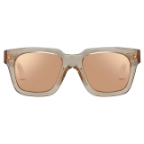 Linda Farrow - Occhiali da Sole Max D-Frame in Cenere - LFL71C83SUN - Linda Farrow Eyewear