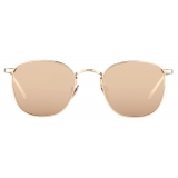 Linda Farrow - Simon Square Sunglasses in Rose Gold - LFLC479C3SUN - Linda Farrow Eyewear