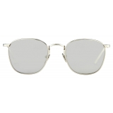 Linda Farrow - Simon Square Sunglasses in White Gold - LFLC479C2SUN - Linda Farrow Eyewear