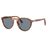 Persol - PO3286S - Terra Di Siena / Light Blue - Sunglasses - Persol Eyewear