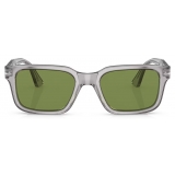 Persol - PO3272S - Grigio Trasparente / Verde - Occhiali da Sole - Persol Eyewear