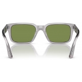 Persol - PO3272S - Transparent Grey / Green - Sunglasses - Persol Eyewear