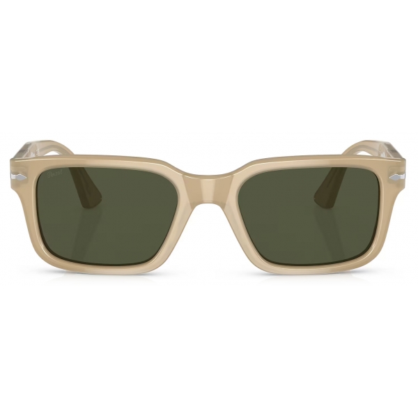 Persol - PO3272S - Beige Opal / Green - Sunglasses - Persol Eyewear