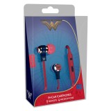 Tribe - Wonder Woman - DC Comics - Earphones with Microphone and Multifunctional Command - Smartphone