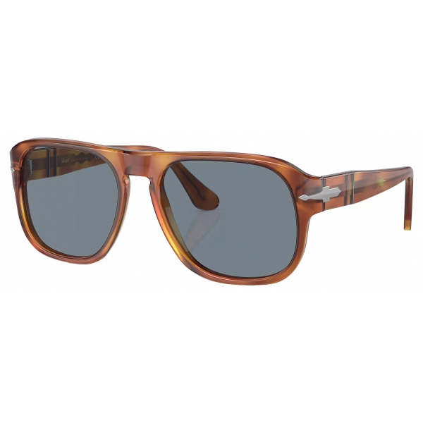 Persol - PO3310S - Jean - Terra di Siena / Light Blue - Sunglasses - Persol Eyewear