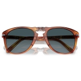 Persol - 714SM - Steve McQueen - Havana Chiaro / Polarized Blu - Occhiali da Sole - Persol Eyewear