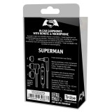 Tribe - Superman - DC Comics - Auricolari con Microfono e Comando Multifunzionale - Smartphone