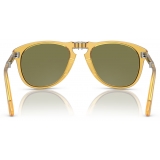Persol - 714SM - Steve McQueen - Opal Yellow / Polar Green - Sunglasses - Persol Eyewear