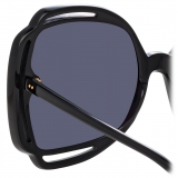 Linda Farrow - Valentina Squared Sunglasses in Black - LFL1173C1SUN - Linda Farrow Eyewear