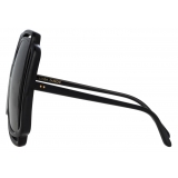 Linda Farrow - Valentina Squared Sunglasses in Black - LFL1173C1SUN - Linda Farrow Eyewear