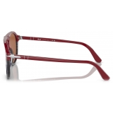 Persol - PO3302S - Bordeaux / Brown - Sunglasses - Persol Eyewear