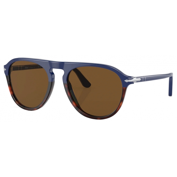 Persol - PO3302S - Blu / Marrone Polarizzate - Occhiali da Sole - Persol Eyewear