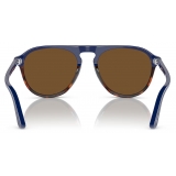 Persol - PO3302S - Blue / Brown Polarized - Sunglasses - Persol Eyewear