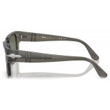 Persol - PO3315S - Transparent Taupe Gray / Polar Green - Sunglasses - Persol Eyewear