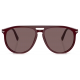 Persol - PO3311S - Dark Burgundy / Violet - Sunglasses - Persol Eyewear