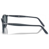 Persol - PO3092SM - Dusty Blue / Dark Blue Polarized - Sunglasses - Persol Eyewear