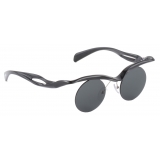 Prada - Prada Runway - Round Sunglasses - Black Slate Gray - Prada Collection - Sunglasses - Prada Eyewear