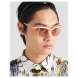 Prada - Prada Runway - Round Sunglasses - Peach Hazelnut Brown - Prada Collection - Sunglasses - Prada Eyewear