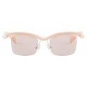 Prada - Prada Runway - Rectangular Sunglasses - Peach Hazelnut Brown - Prada Collection - Sunglasses - Prada Eyewear