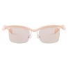 Prada - Prada Runway - Rectangular Sunglasses - Peach Hazelnut Brown - Prada Collection - Sunglasses - Prada Eyewear