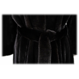 La Prima Luxury - Pantera - Blackglama Mink Komono Fur - 18 kt Gold Hooks - Fur Coat - Luxury Exclusive Collection